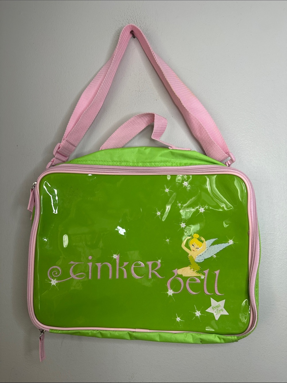 Tinker Bell Green and Pink Shoulder Bag